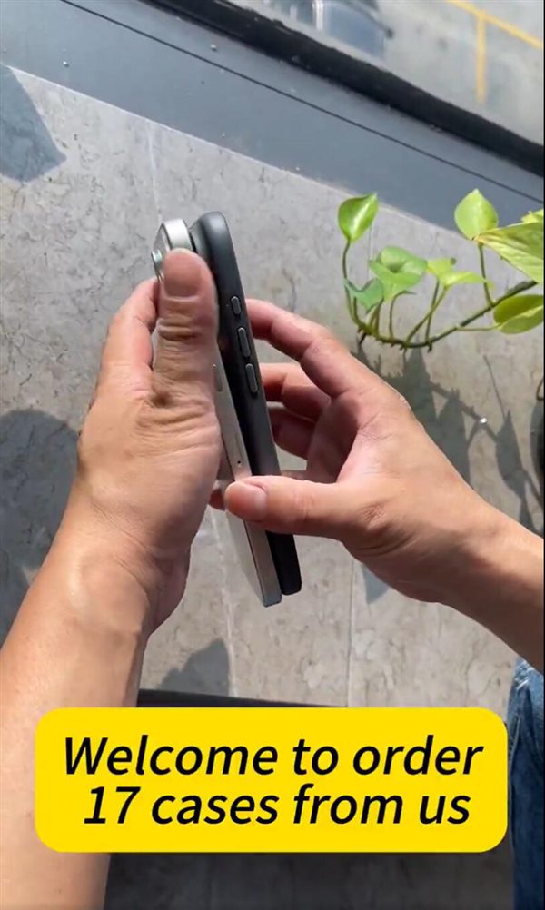 iPhone 17 Air показали в чехле: тонкий корпус, новая кнопка камеры и MagSafe-пауэрбанк