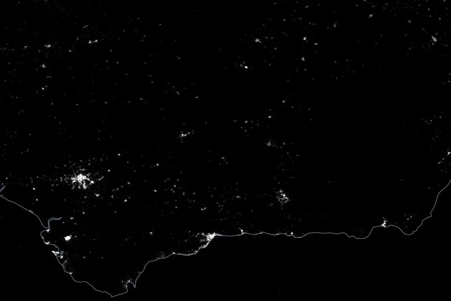 NASA showed satellite images of a massive blackout in the Iberian Peninsula
