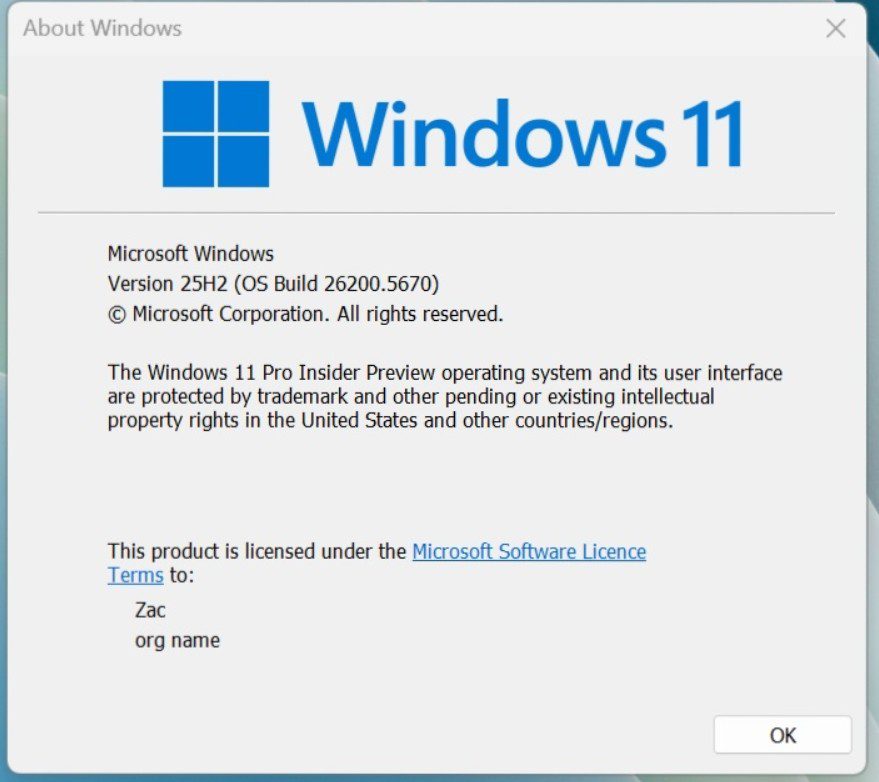 Microsoft раскрыла дату выхода Windows 11 25h2 и ее особенности
