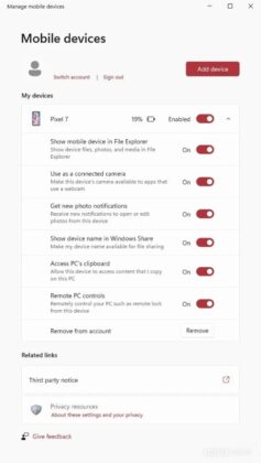 Microsoft тестирует удаленную блокировку ПК для Android