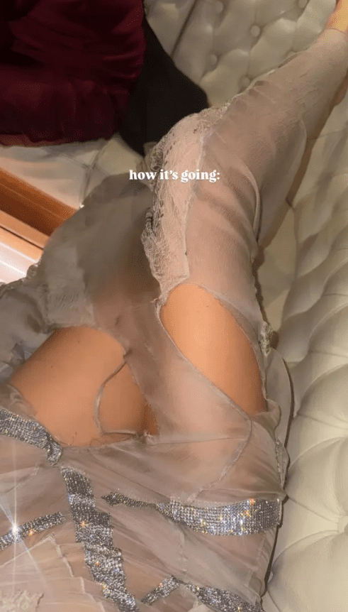 Vittoria Ceretti wore Leonardo DiCaprio's ex-girlfriend Leonardo DiCaprio's dress and ripped it (photos)
