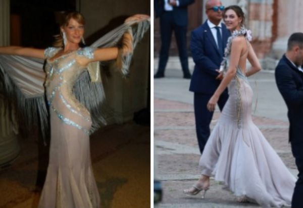 Vittoria Ceretti wore Leonardo DiCaprio's ex-girlfriend Leonardo DiCaprio's dress and ripped it (photos)