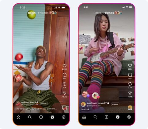 Instagram добавил репосты Reels и новую вкладку для них в профиле