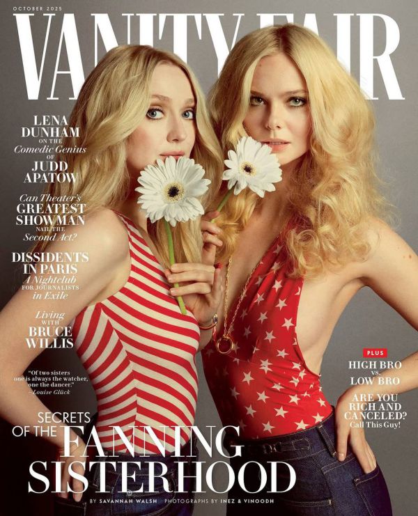 Дакота и Эль Фаннинг снялись в фотосессии для нового Vanity Fair