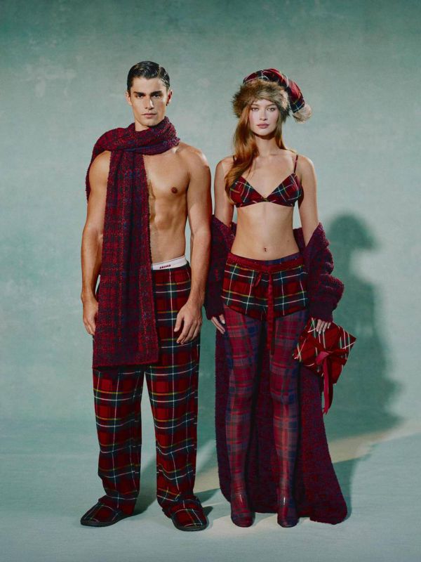 Ким Кардашьян уже выпустила праздничную кампанию от SKIMS (фото)