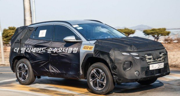 Опубликованы снимки обновленного кроссовера Hyundai Tucson