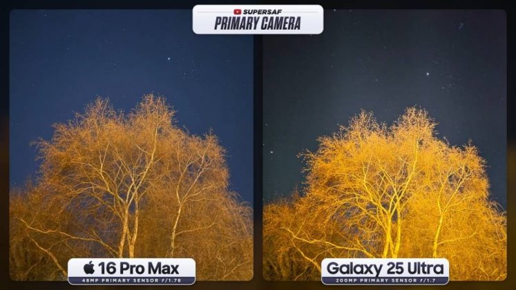 iPhone 16 Pro Max против Galaxy S25 ultra: битва камер флагманов