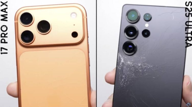 iPhone 17 Pro Max или Samsung Galaxy S25 Ultra: какой смартфон лучше выдерживает падение