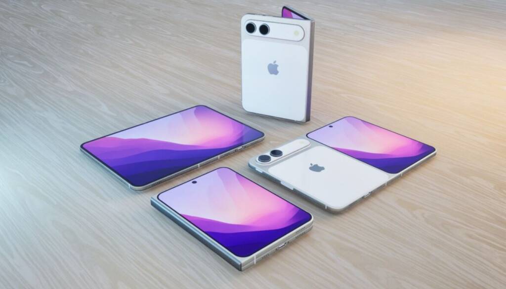 Первые концепты складного iPhone показывают неожиданный дизайн